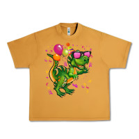 Peanut Butter birthday t rex pink Urban Heavy Tee - CowGirlArtShop
