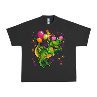 Pigment Black birthday t rex pink Urban Heavy Tee - CowGirlArtShop