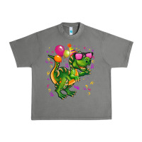 Tornado birthday t rex pink Urban Heavy Tee - CowGirlArtShop