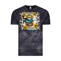 Cloud Black ocd with cow Vintage Tee - TumblerDesignByShophia