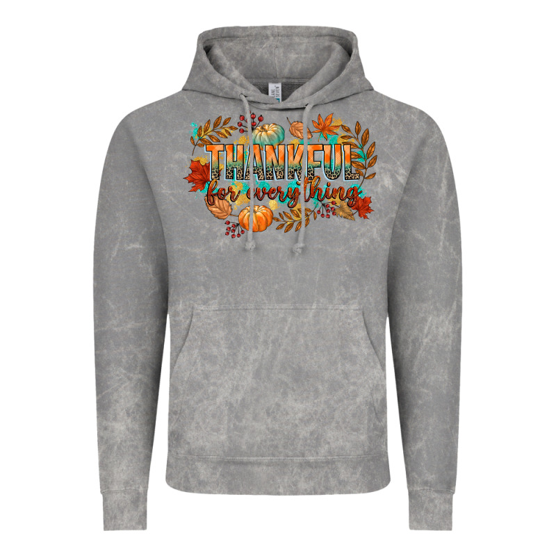 Thankful For Everything Vintage Hoodie by CowGirlArtShop | Teevron