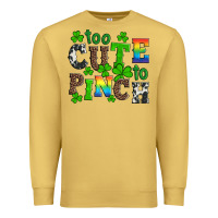 Antique Gold st patricks too cute to pinch Premium Sweatshirt - Artiststas