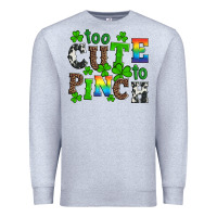Heather Grey st patricks too cute to pinch Premium Sweatshirt - Artiststas