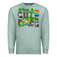 Seafoam st patricks too cute to pinch Premium Sweatshirt - Artiststas