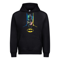 Black B.At.Man 80 Years Many Faces Urban Hoodie - minhPixels