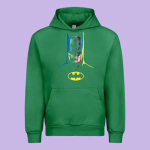 B.at.man 80 Years Many Faces Urban Hoodie Designed By Minhpixels