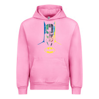 Fuchsia Pink B.At.Man 80 Years Many Faces Urban Hoodie - minhPixels