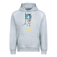 Heather Grey B.At.Man 80 Years Many Faces Urban Hoodie - minhPixels
