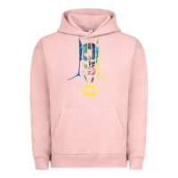 Pigment Salmon B.At.Man 80 Years Many Faces Urban Hoodie - minhPixels