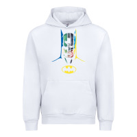 White B.At.Man 80 Years Many Faces Urban Hoodie - minhPixels