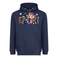 Navy faith cross Heavyweight Hoodie - Artiststas
