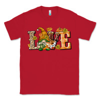 Red Love Gnome Classic Tee - texasbilliewilder