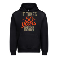 Black 50 years old 50th birthday gifts for men and women Urban Hoodie - minhPixels