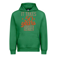 Emerald 50 years old 50th birthday gifts for men and women Urban Hoodie - minhPixels