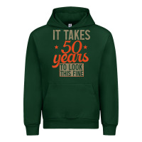 Forest Green 50 years old 50th birthday gifts for men and women Urban Hoodie - minhPixels