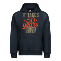 Navy 50 years old 50th birthday gifts for men and women Urban Hoodie - minhPixels