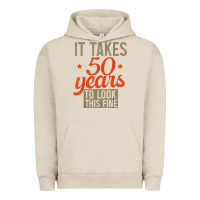 Pigment French Oak 50 years old 50th birthday gifts for men and women Urban Hoodie - minhPixels