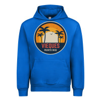 Cobalt Vieques Puerto Rico Urban Hoodie - minhPixels