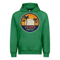 Emerald Vieques Puerto Rico Urban Hoodie - minhPixels