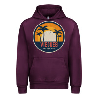 Mauve Wine Vieques Puerto Rico Urban Hoodie - minhPixels