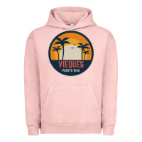 Pigment Salmon Vieques Puerto Rico Urban Hoodie - minhPixels