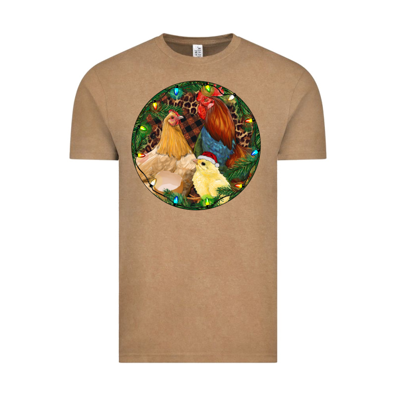 Christmas Chick Family Vintage Tee by RanaPortraitStore | Teevron
