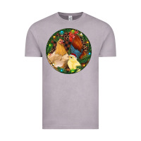 Vintage Zinc Christmas Chick Family Vintage Tee - RanaPortraitStore
