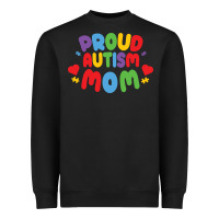 Black LIL Autism Mom Heavyweight Sweatshirt - CowhideDigitalArt