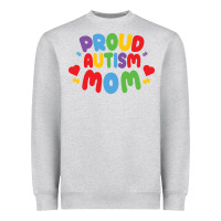 Heather Grey LIL Autism Mom Heavyweight Sweatshirt - CowhideDigitalArt