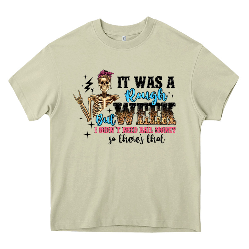 It Was A Rough Week But I Didn T Need Bail Money S Heavy Core Tee by Artiststas | Teevron
