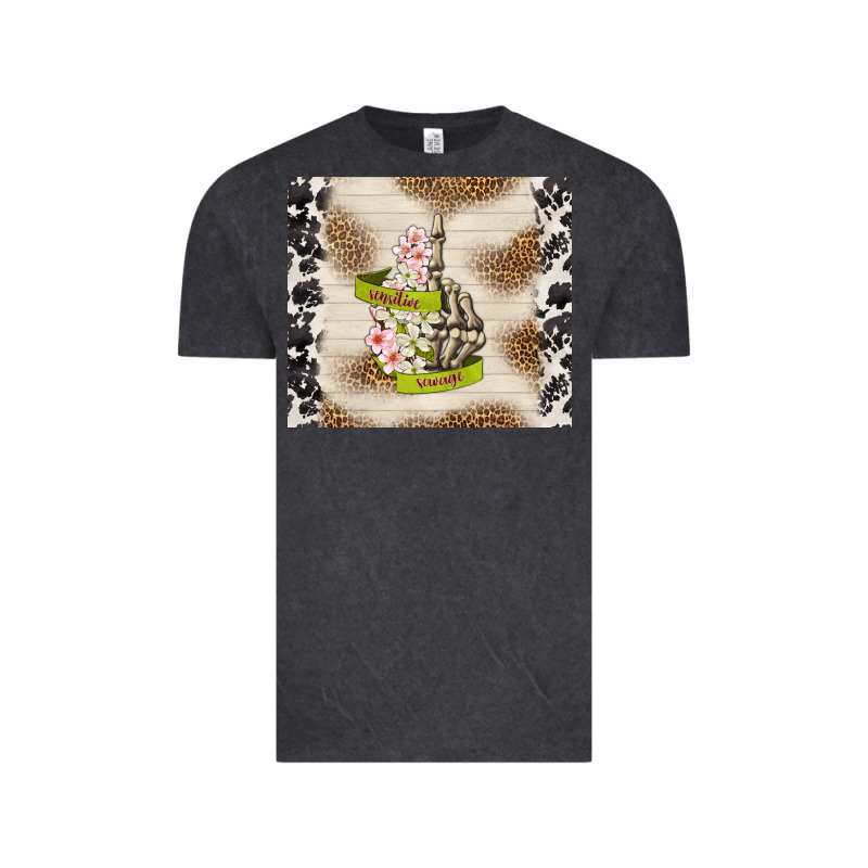 Sensitive Savage Vintage Tee by TumblerDesignByShophia | Teevron