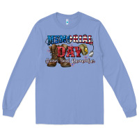 Colony Blue Memorial day honor ans remember Long Sleeve Tee - CowGirlArtShop