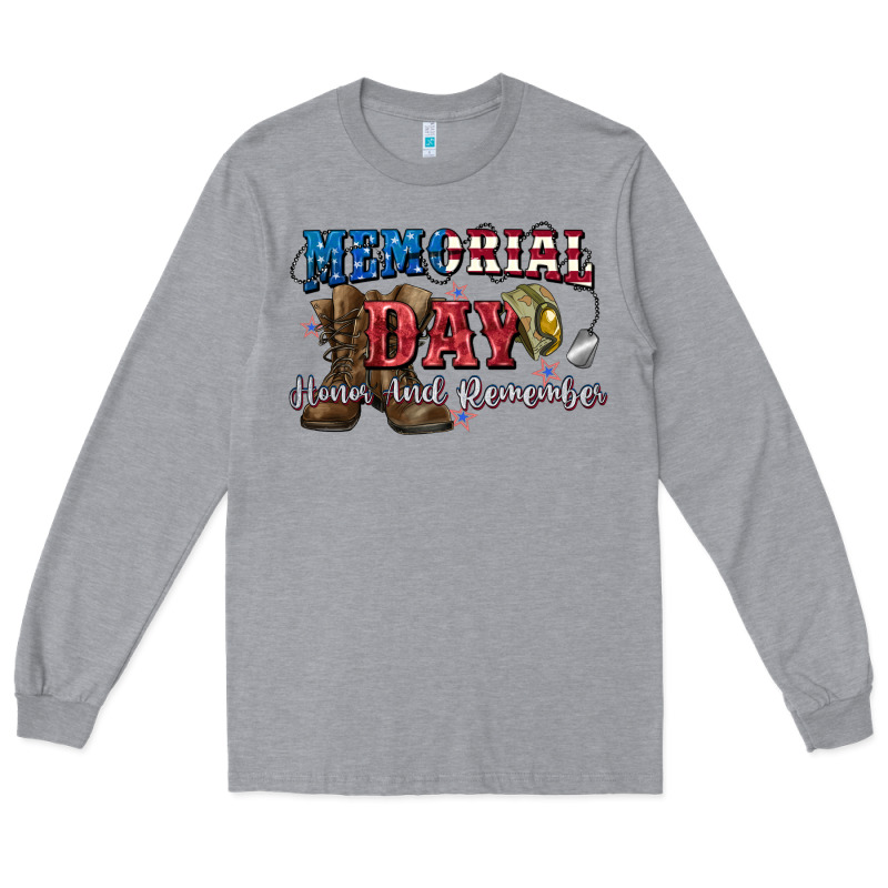 Memorial Day Honor Ans Remember Long Sleeve Tee by CowGirlArtShop | Teevron