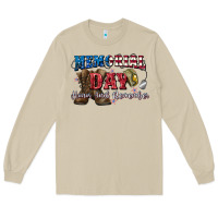 Mushroom Memorial day honor ans remember Long Sleeve Tee - CowGirlArtShop