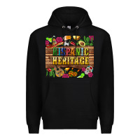 Black hispanic heritage tumbler Premium Hoodie - BundleAndBundleShop