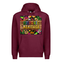 Burgundy hispanic heritage tumbler Premium Hoodie - BundleAndBundleShop