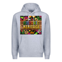 Heather Grey hispanic heritage tumbler Premium Hoodie - BundleAndBundleShop