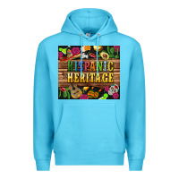 Ocean Blue hispanic heritage tumbler Premium Hoodie - BundleAndBundleShop