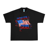 Black one nation under god Urban Heavy Tee - CowGirlArtShop