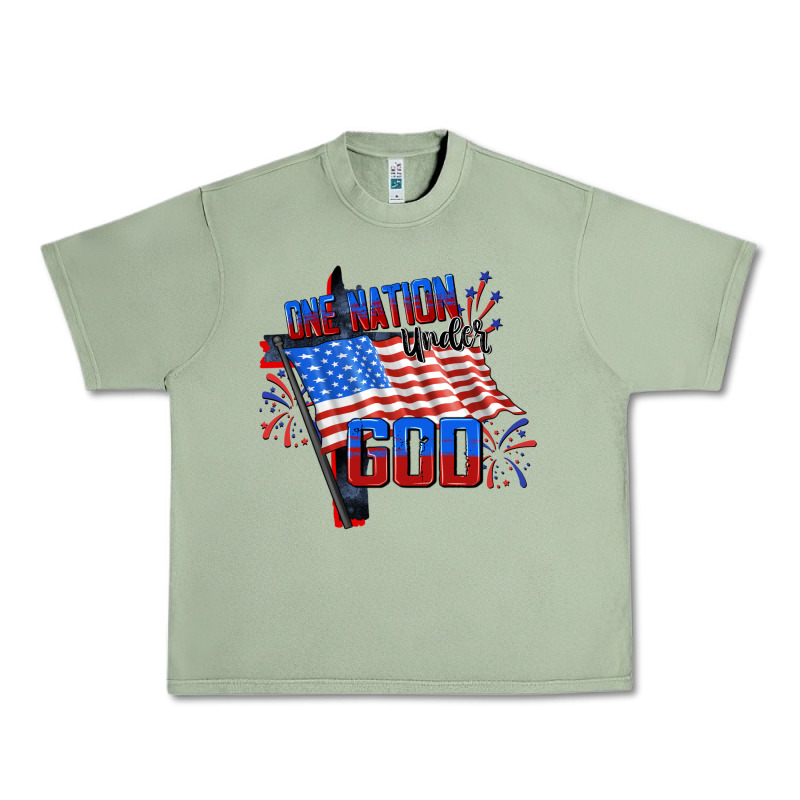 One Nation Under God Urban Heavy Tee by CowGirlArtShop | Teevron