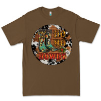 Cacao Christmas Cowboy Boots Premium Tee - RanaPortraitStore