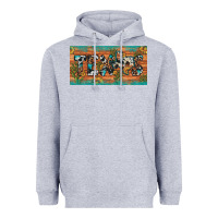 Heather Grey texas sunflower cactus cowhide leopard licence plate Heavyweight Hoodie - Artiststas