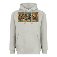 Moon Dust texas sunflower cactus cowhide leopard licence plate Heavyweight Hoodie - Artiststas