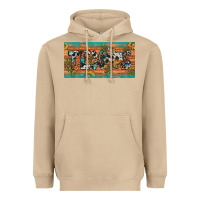 Texas Sunflower Cactus Cowhide Leopard Licence Plate Heavyweight Hoodie | Teevron