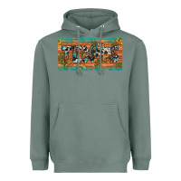 Sage texas sunflower cactus cowhide leopard licence plate Heavyweight Hoodie - Artiststas