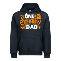 Navy one spooky dad funny cat boo dad halloween costume design t shirt Urban Hoodie - minhPixels