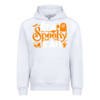 White one spooky dad funny cat boo dad halloween costume design t shirt Urban Hoodie - minhPixels