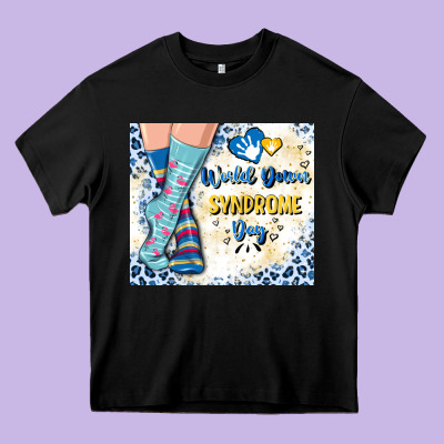 World Down Syndrome Day Heavy Core Tee Designed By Artiststas