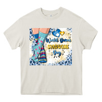 Cream world down syndrome day Heavy Core Tee - Artiststas