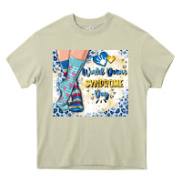 Mossy world down syndrome day Heavy Core Tee - Artiststas